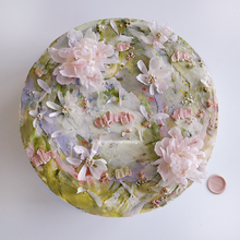 Load image into Gallery viewer, Monet-Inspired Buttercream Painting &amp; Wafer Flower Cake - Online Course
